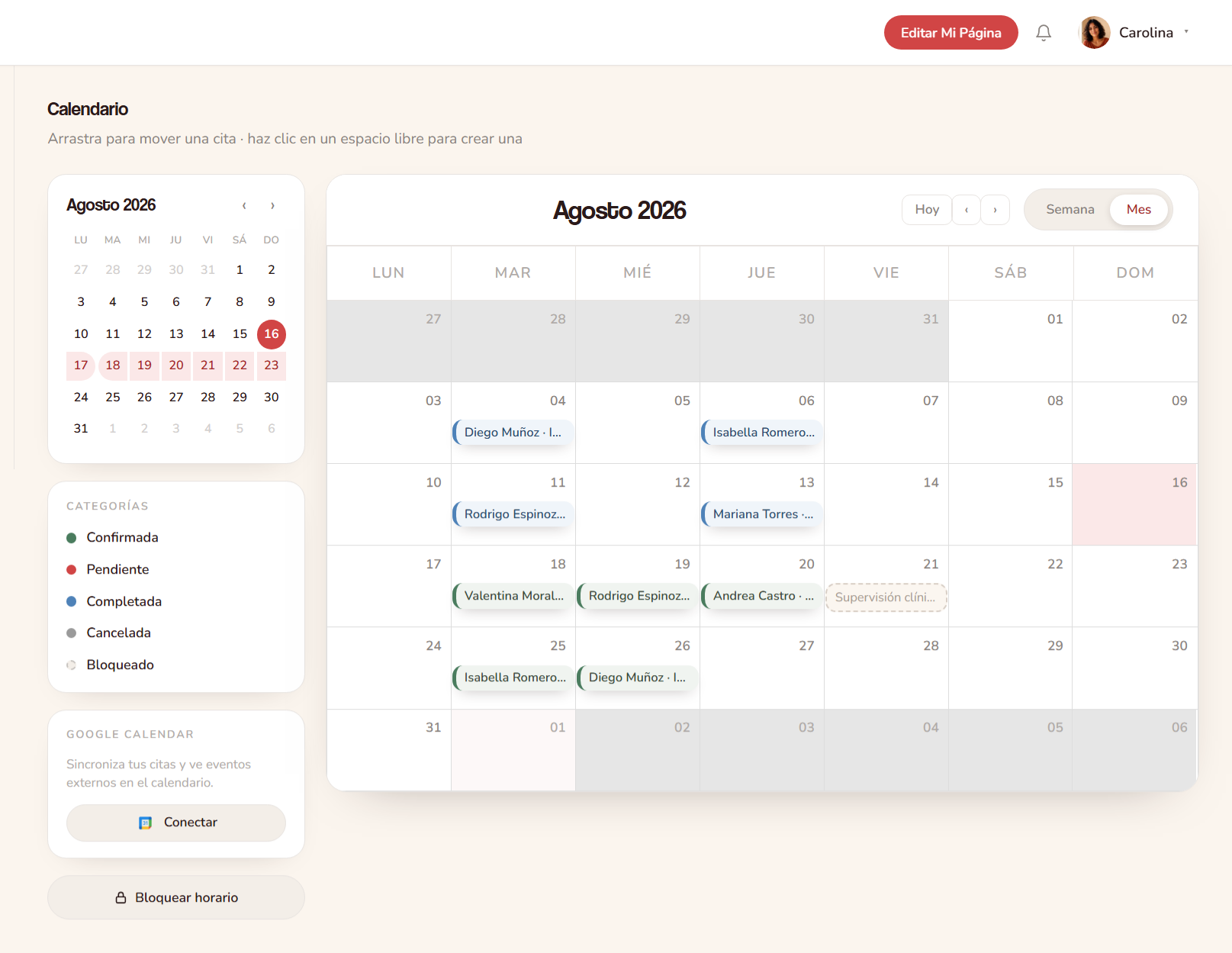 Calendario